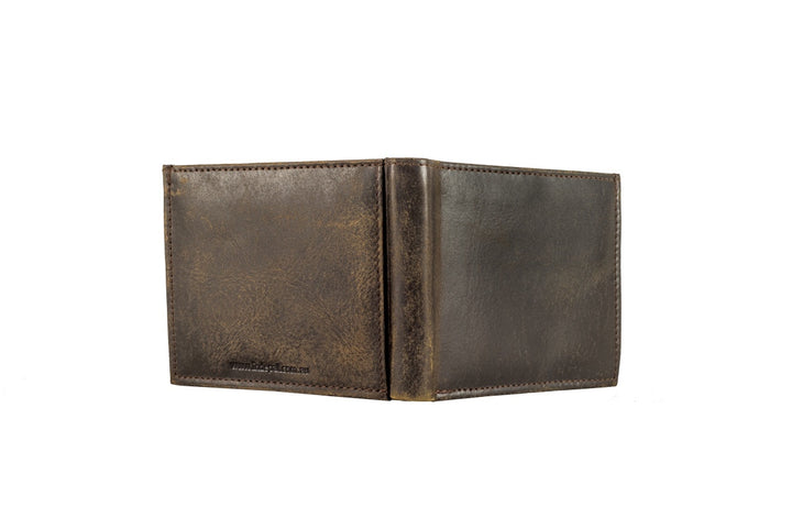 Indepal Slot Leather Wallet - Crazy Horse Brown - image 3