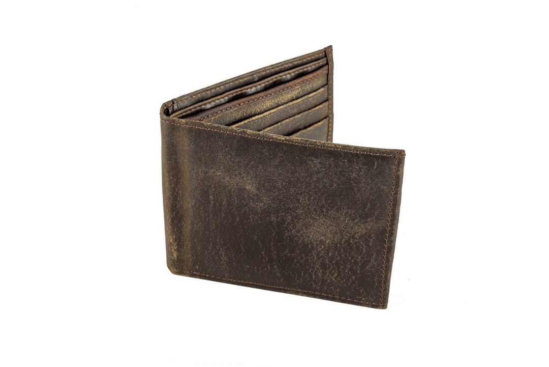 Indepal Slot Leather Wallet - Crazy Horse Brown - image 4