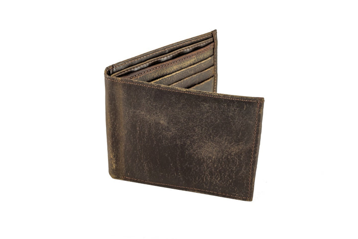 Indepal Slot Leather Wallet - Crazy Horse Brown - image 4