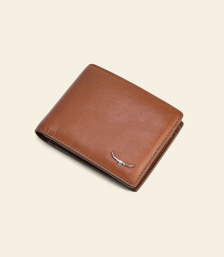 R.M.Williams Bifold wallet with pocket - Tan