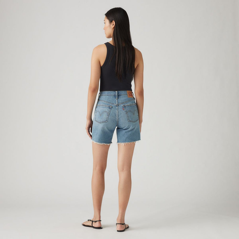 Levi's 501 Mid Thigh Shorts - Ticked And Untied - image 2