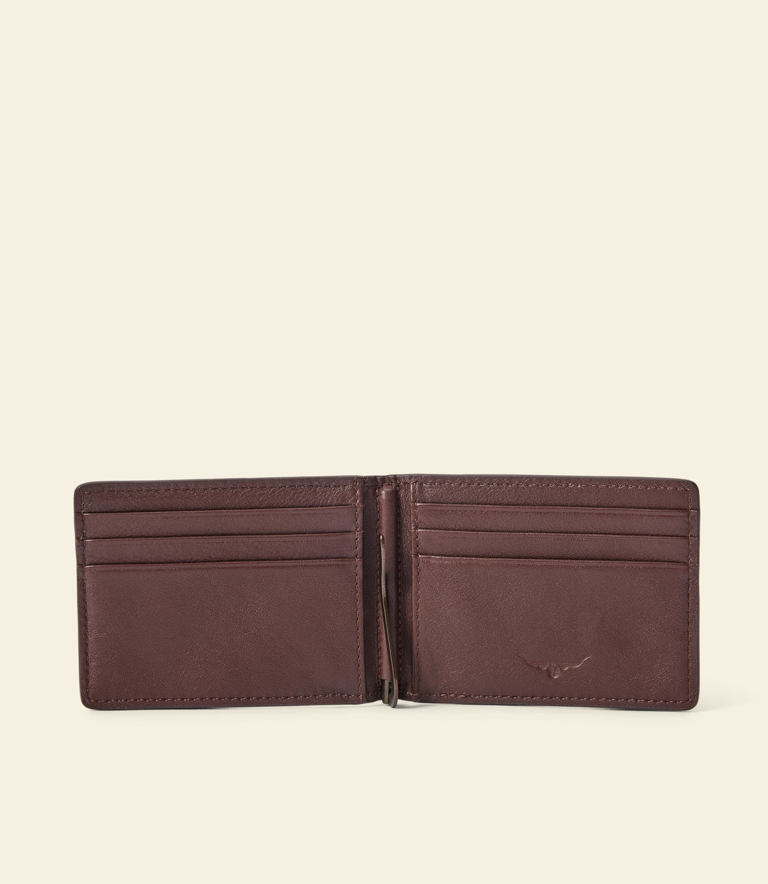 R.M.Williams Farrier bifold with money clip - Whiskey