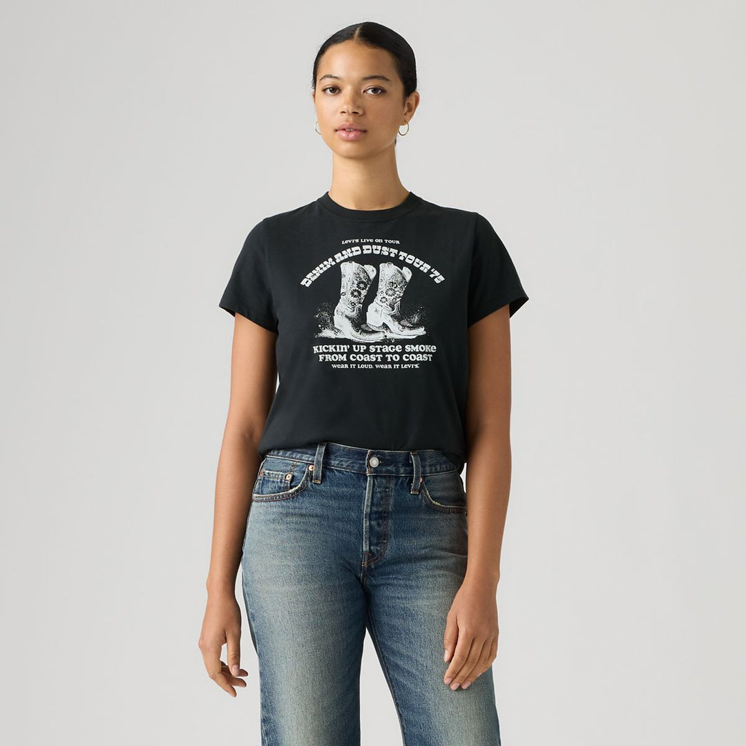 Levi's Graphic Favourite Tee - Denim and Boots Anthracite - image 1
