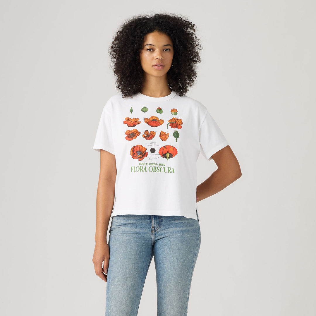 Levi's Graphic Vintage Tee - Flora Obscura Egret - image 1