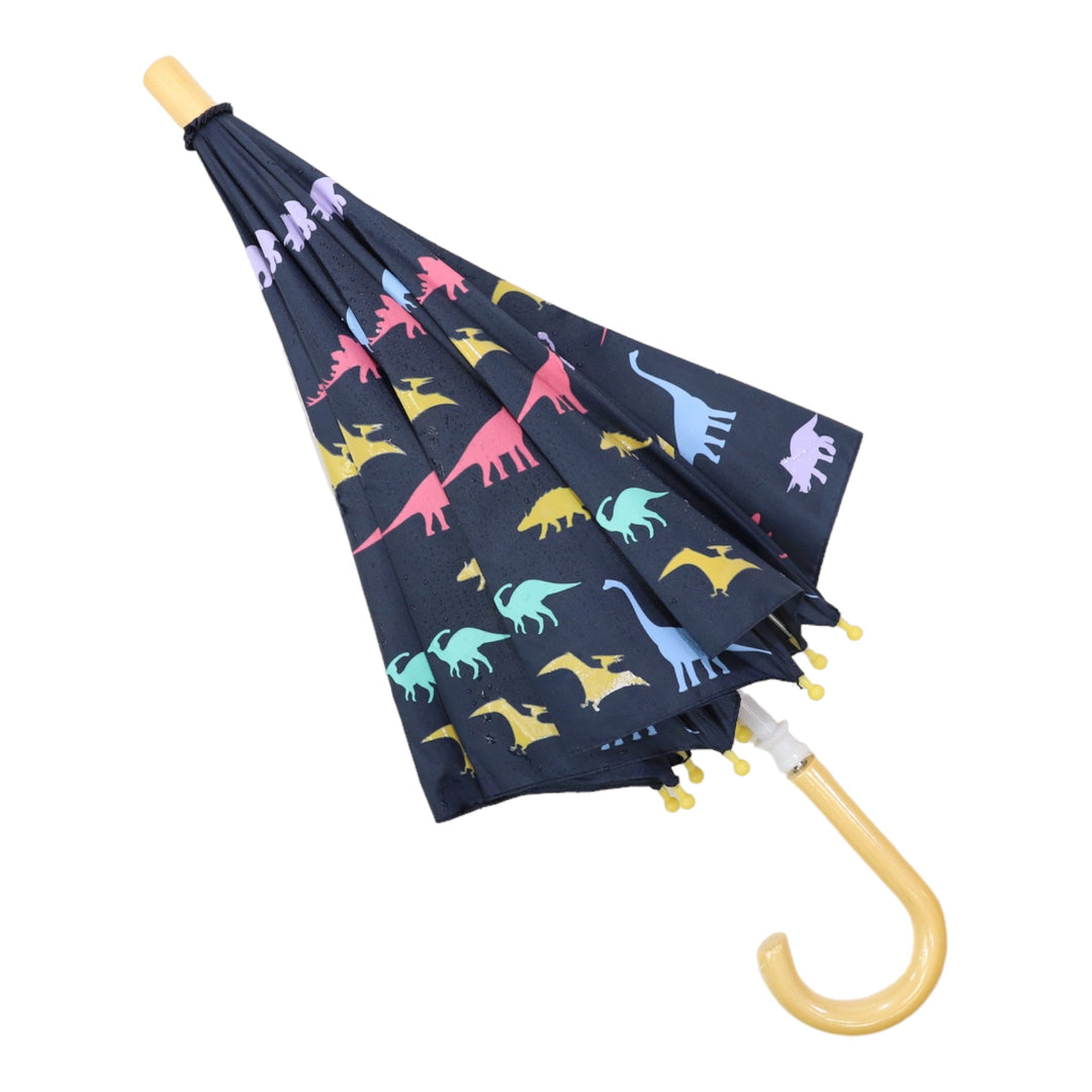 Korango - Colour Change Dinosaur Umbrella - Navy
