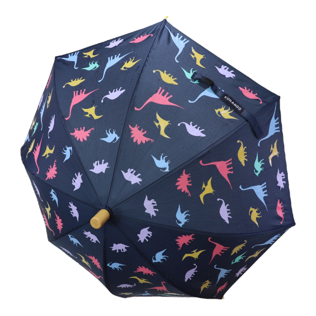 Korango - Colour Change Dinosaur Umbrella - Navy
