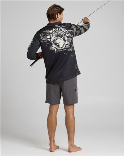 The Mad Hueys Getting Hammered | Fishing Jersey - Vintage Black