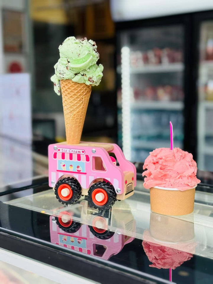 ToysLink - Toyslink Wooden Ice Cream Van