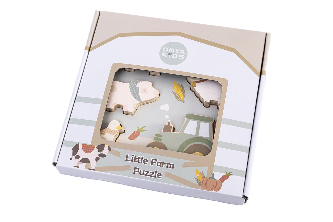 ToysLink Onya Kids Wooden Farm Puzzle