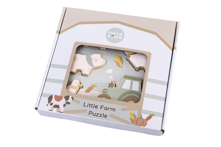 ToysLink Onya Kids Wooden Farm Puzzle