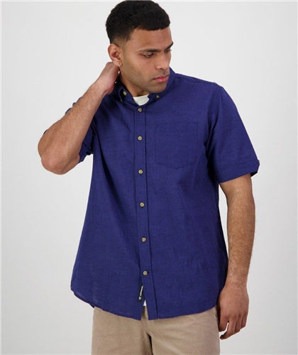 Swanndri Lowell V2 S/S Shirt - Navy