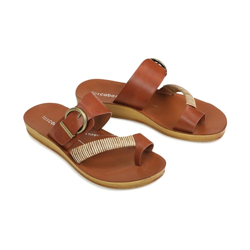 Los Cabos Bria Sandal - Cognac