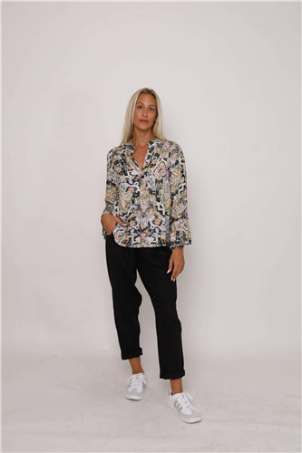 Carbon The Label - Perla Tiered Top - Black