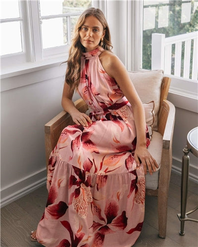 Label Of Love - Blush Lily Halter Dress