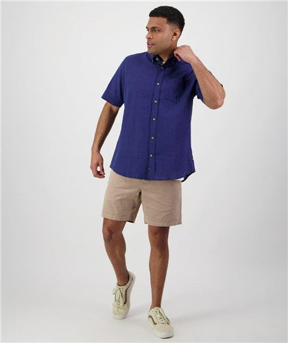 Swanndri Lowell V2 S/S Shirt - Navy