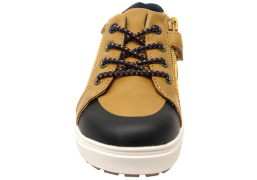 Grosby Watson Sneaker - Tan/Navy