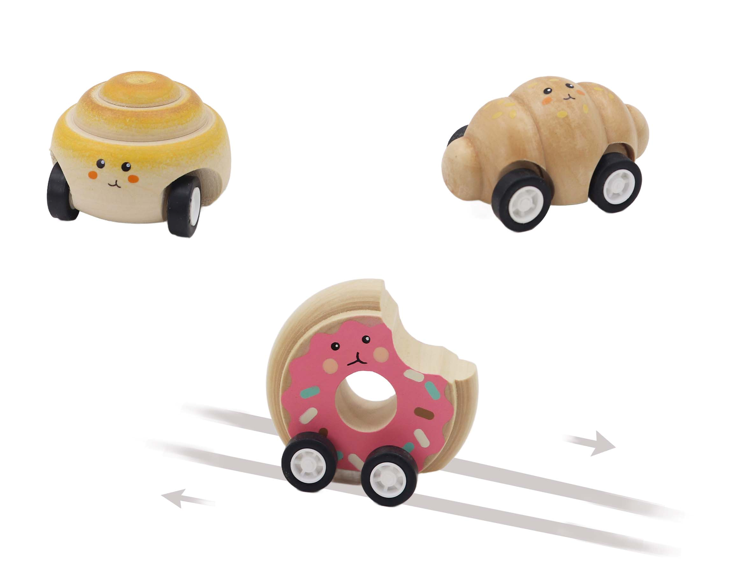 ToysLink - Wooden Pull Back Bakery