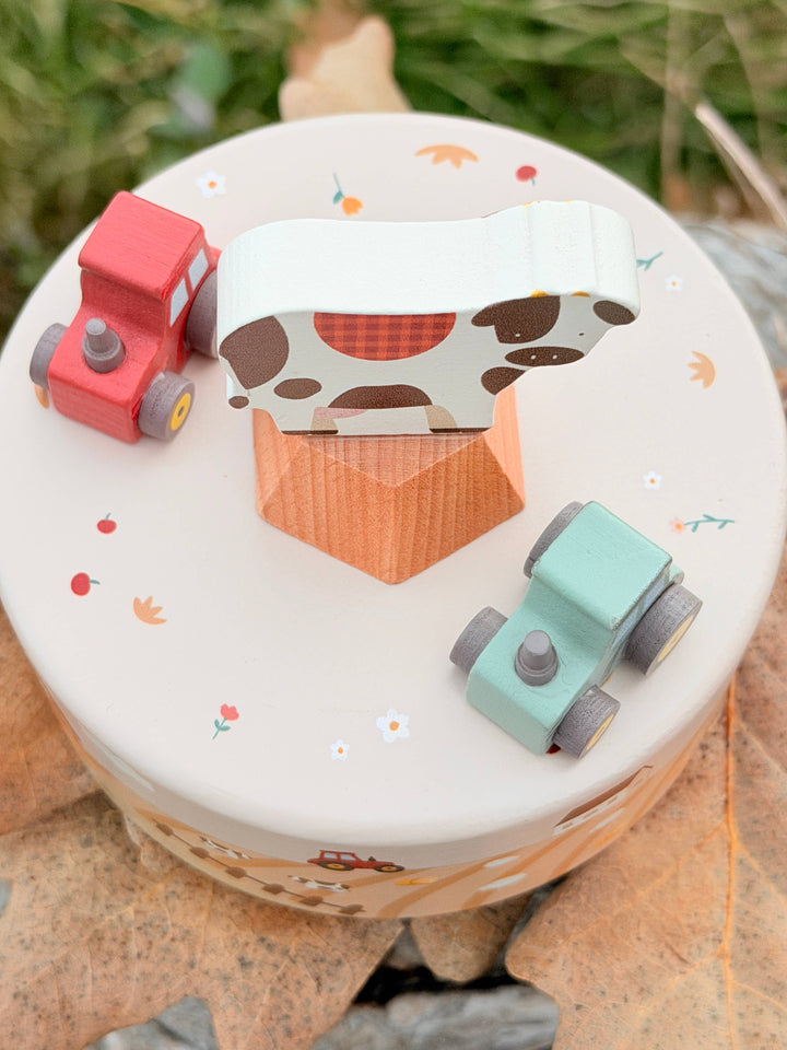 ToysLink Onya Kids Farm Music Box with 2 Tractors