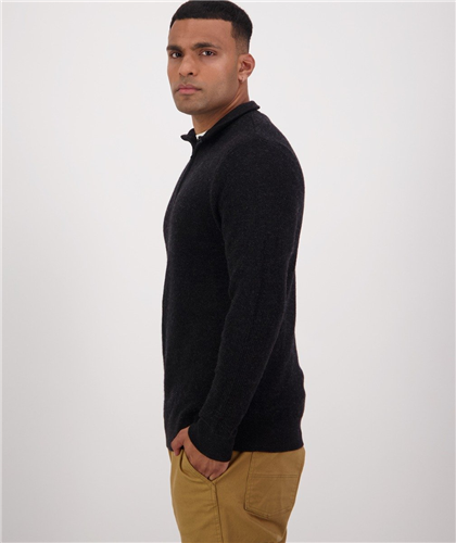 Swanndri - Otahu River Quartz Zip Knit