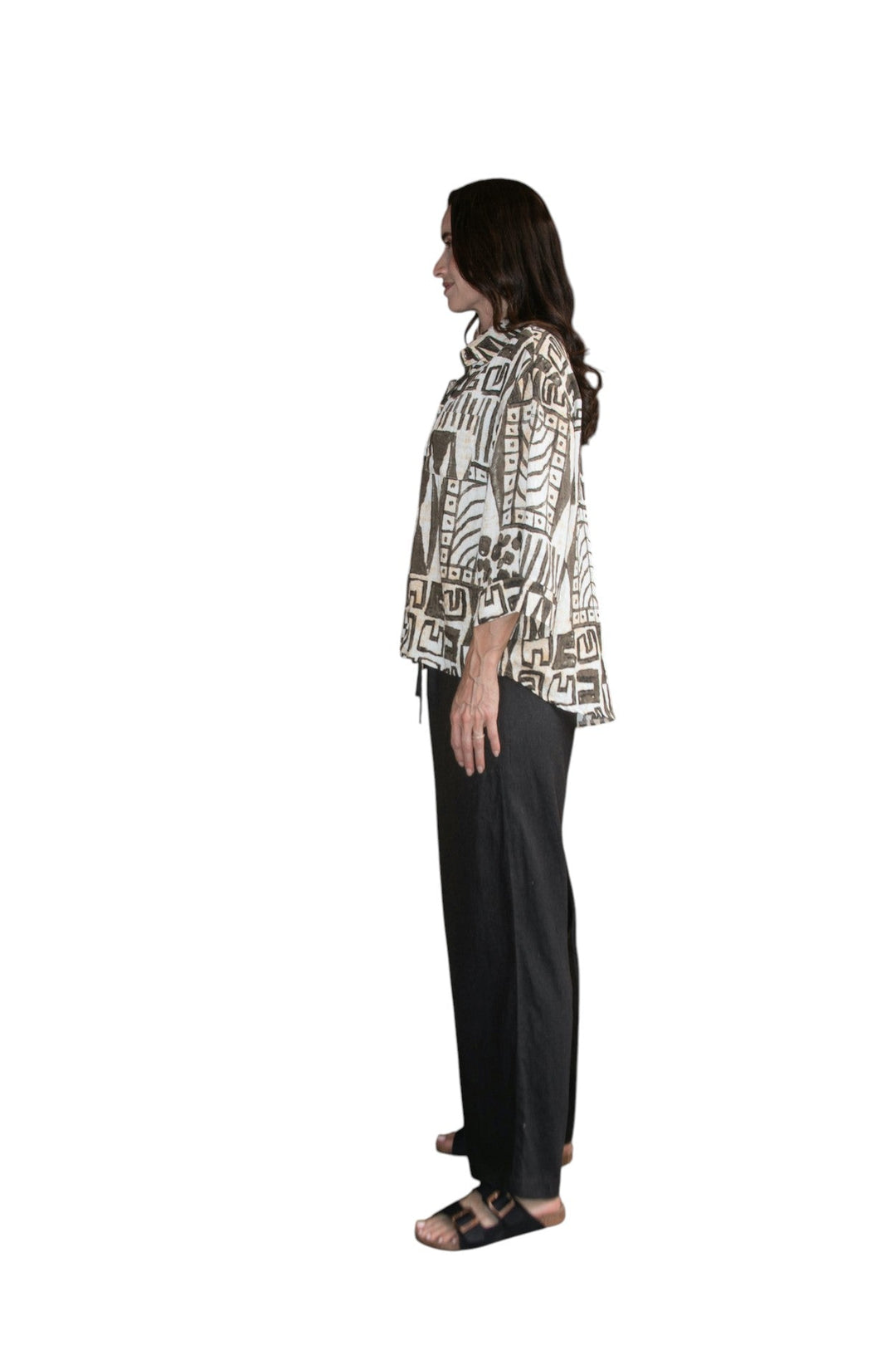 Carbon The Label - Sabine Shirt - Cream/Truffle