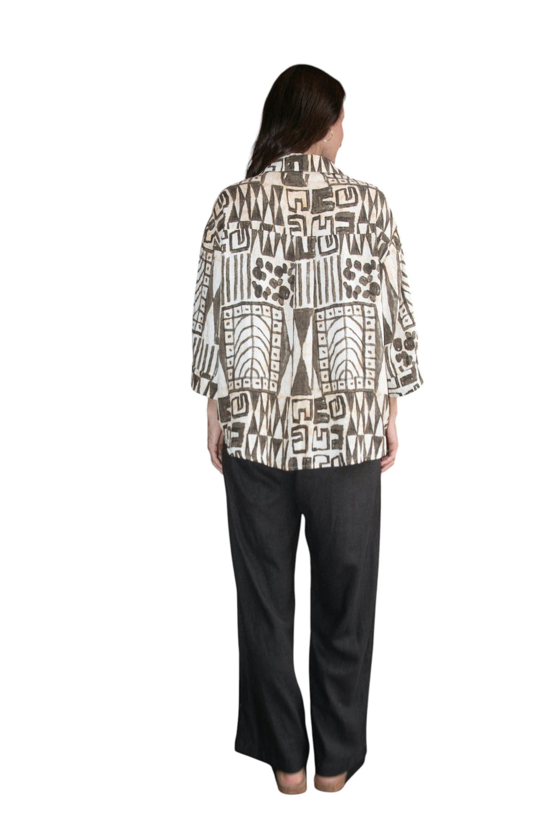 Carbon The Label - Sabine Shirt - Cream/Truffle