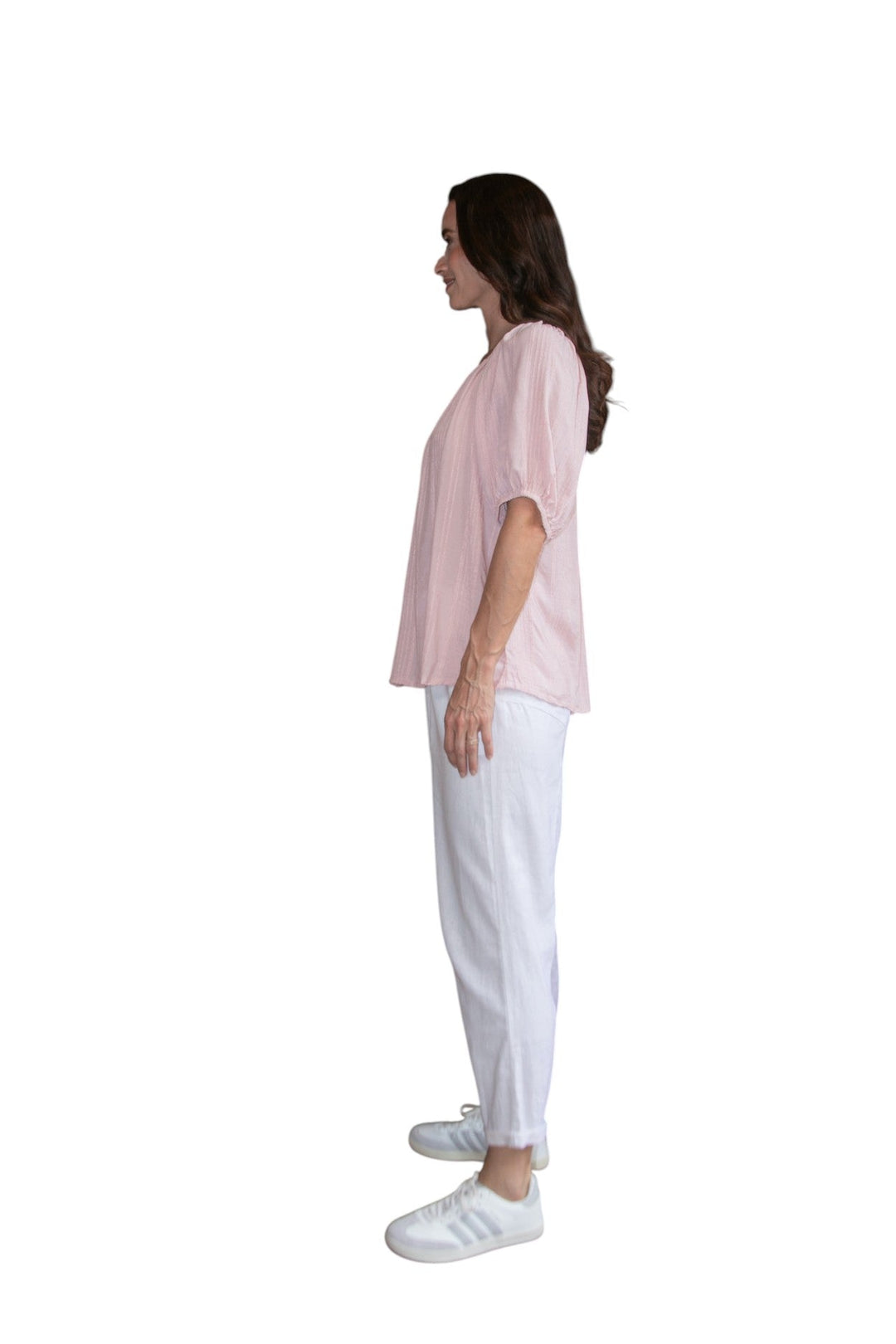 Carbon Tuscan Linen Pant - White