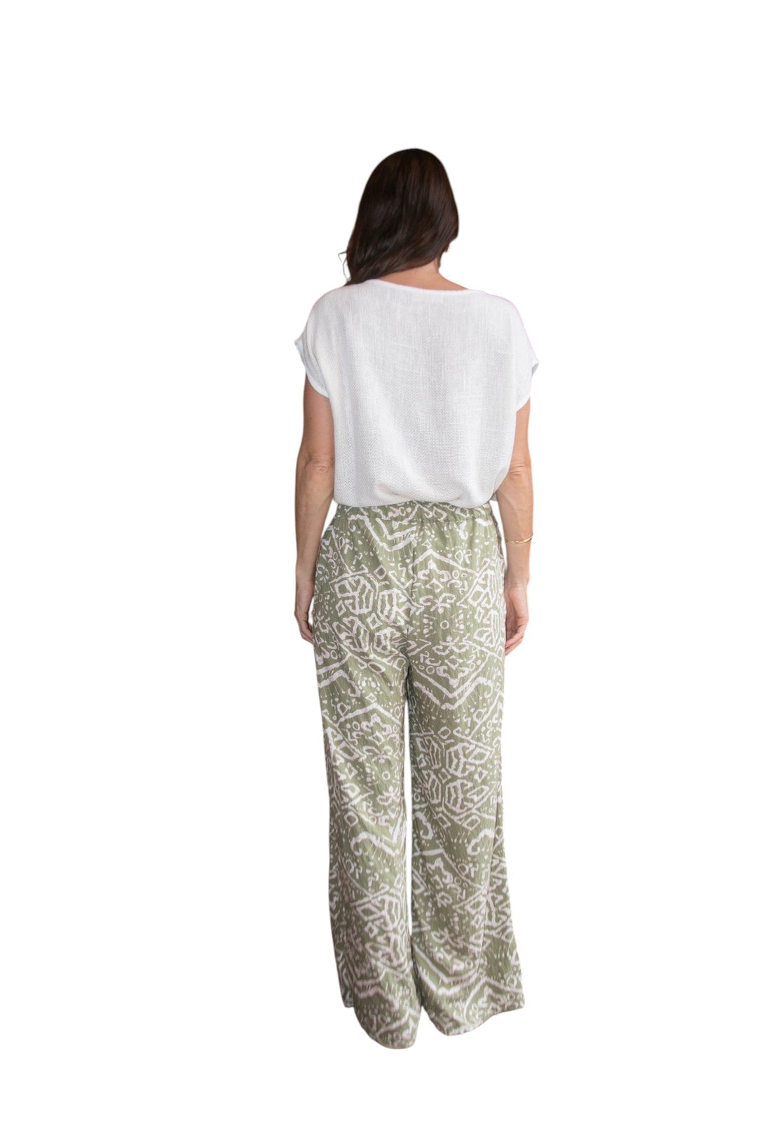 Carbon The Label - Sabine Drawstring Pant - Cream/Truffle