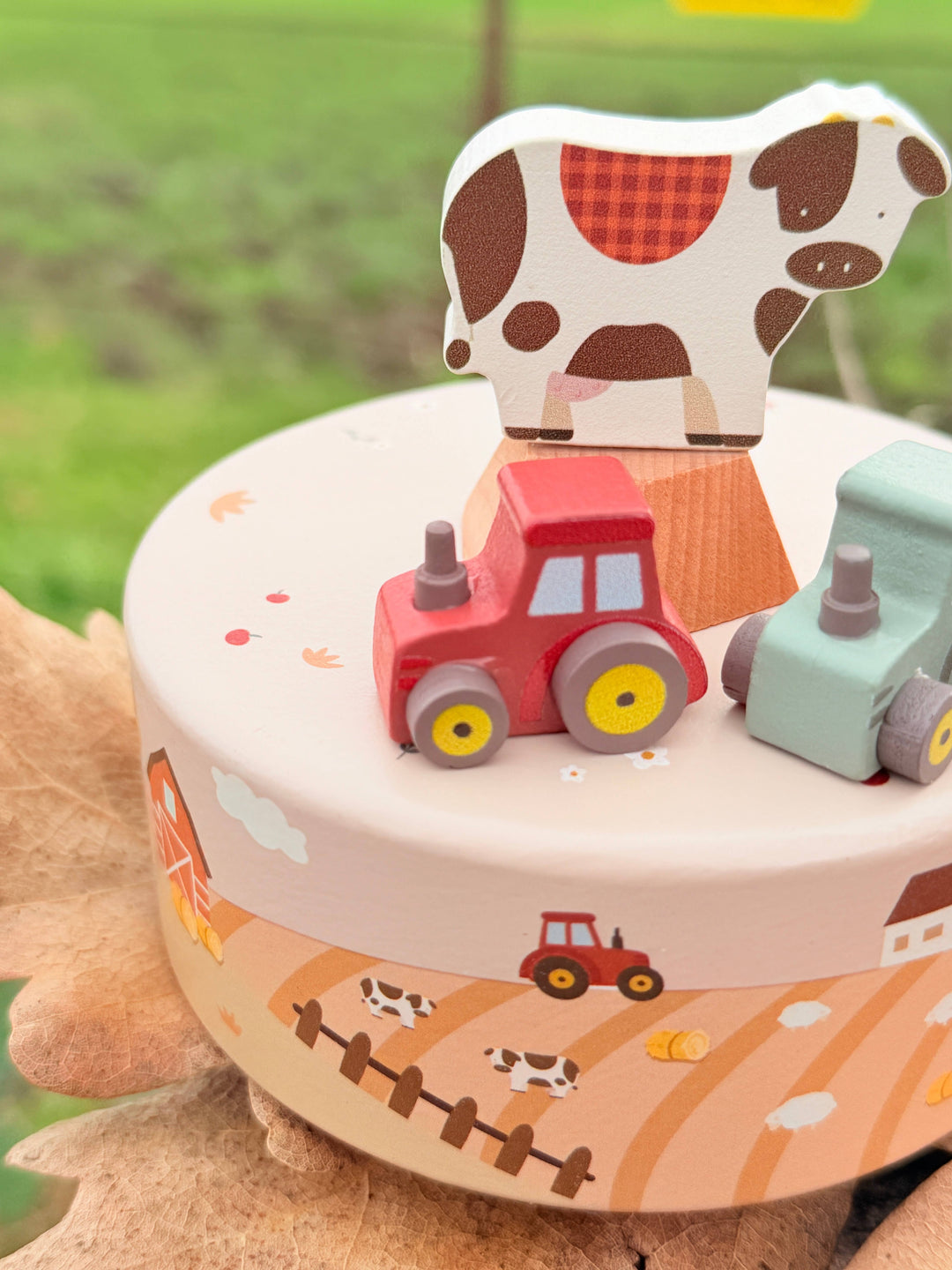 ToysLink Onya Kids Farm Music Box with 2 Tractors