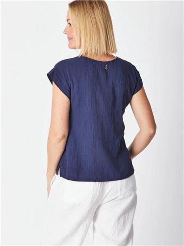 Luna Sky - Tarin Everyday Top - Navy