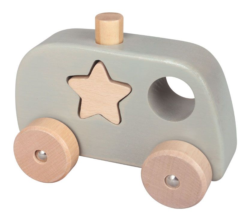 Discoveroo Chunky Shape Truck – Grey Police
