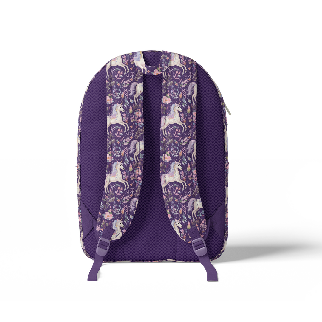 Confetti Kidz Early Years Backpack in Dreamy Unicorn, back view