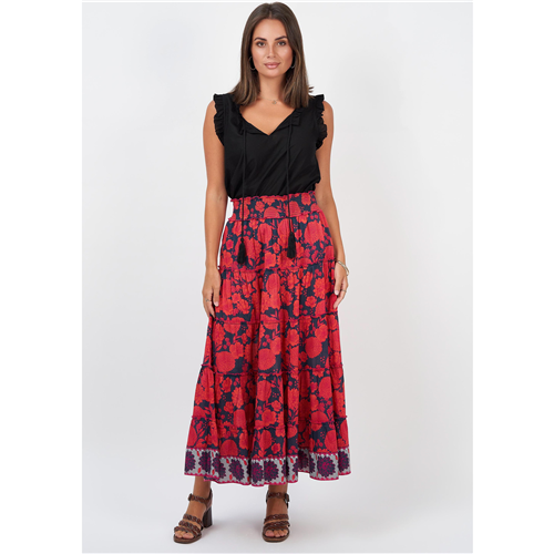 Naudic - Jazz Skirt Florence Print - Navy