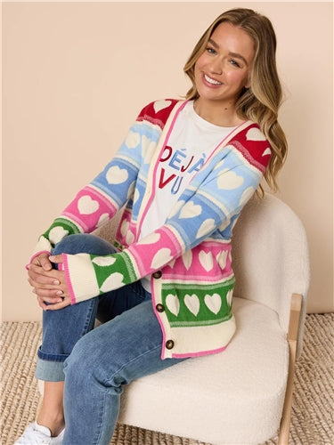 Threadz - Chic Hearts Cardi
