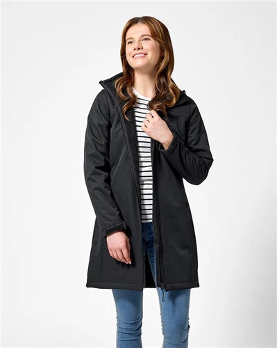 Rainbird - Ersa Womens Long Softshell - Black