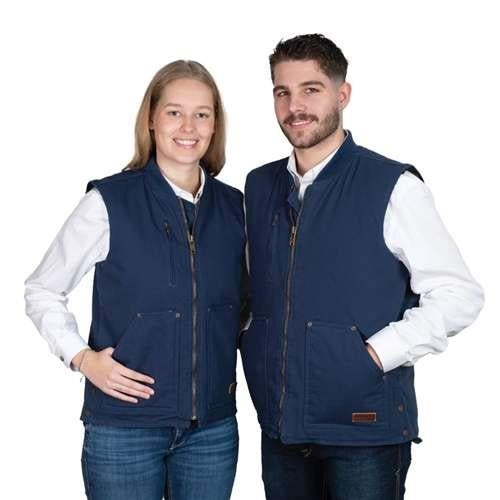 Just Country Diamantina Vest - Navy - UNISEX