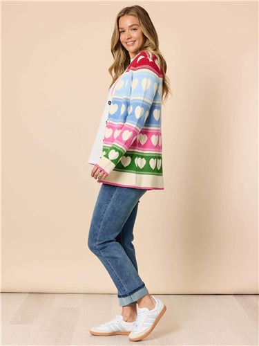Threadz - Chic Hearts Cardi