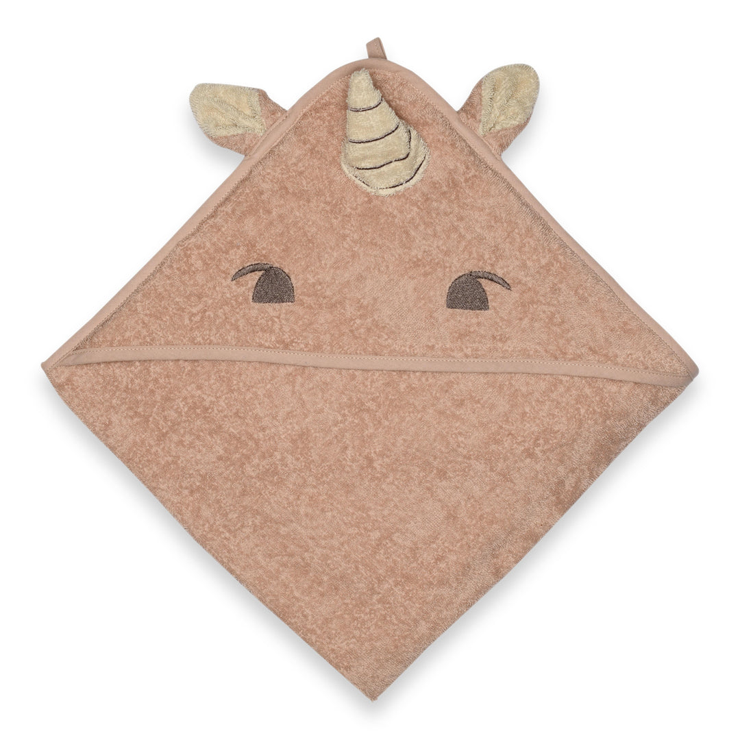 Nuuroo - Aki Hooded Baby Towel - Rose Unicorn