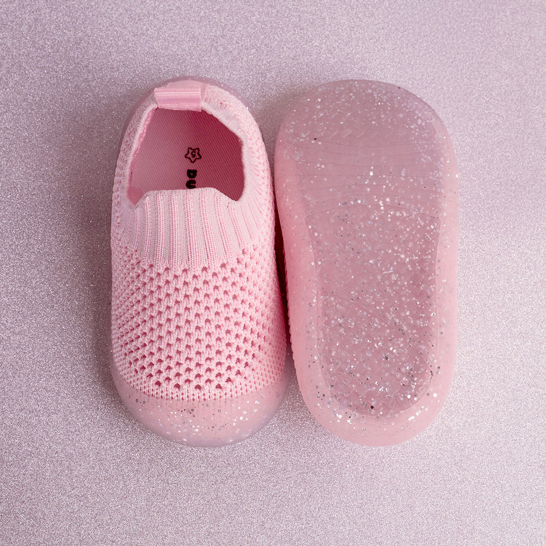 Duckies Slip-On - Glitter Pink