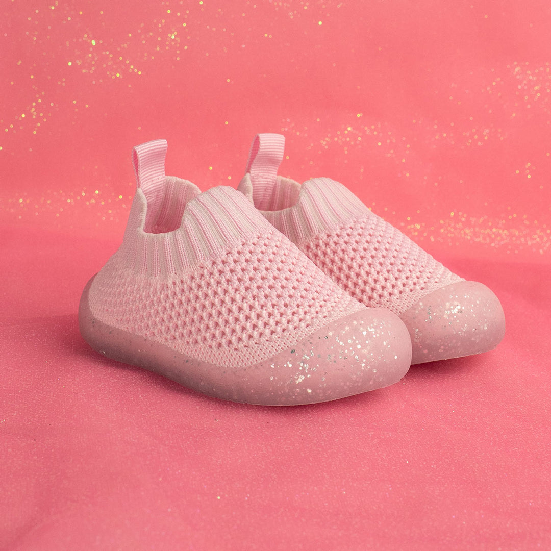 Duckies Slip-On - Glitter Pink