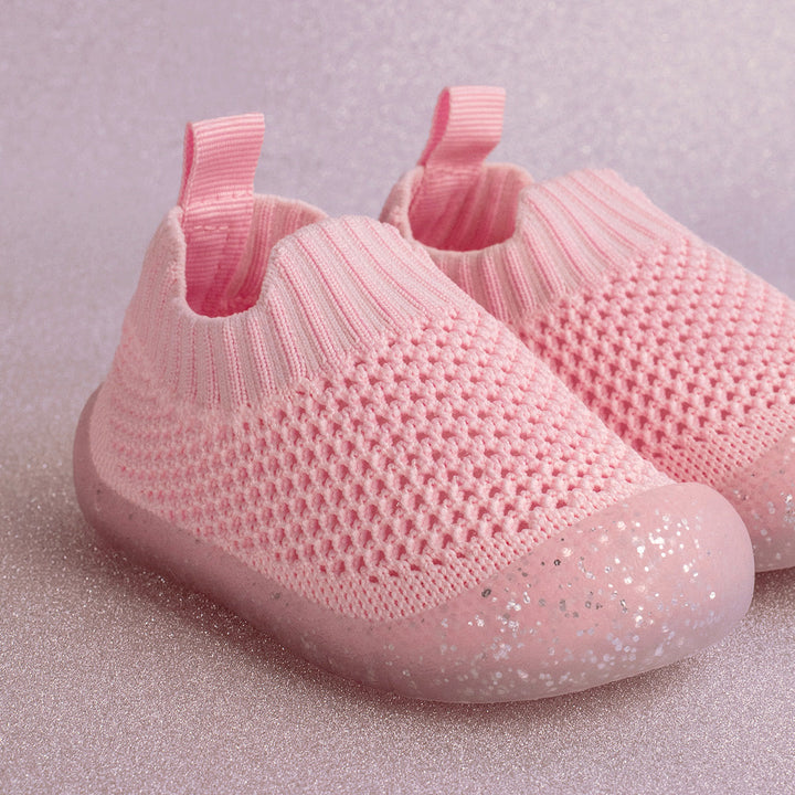 Duckies Slip-On - Glitter Pink