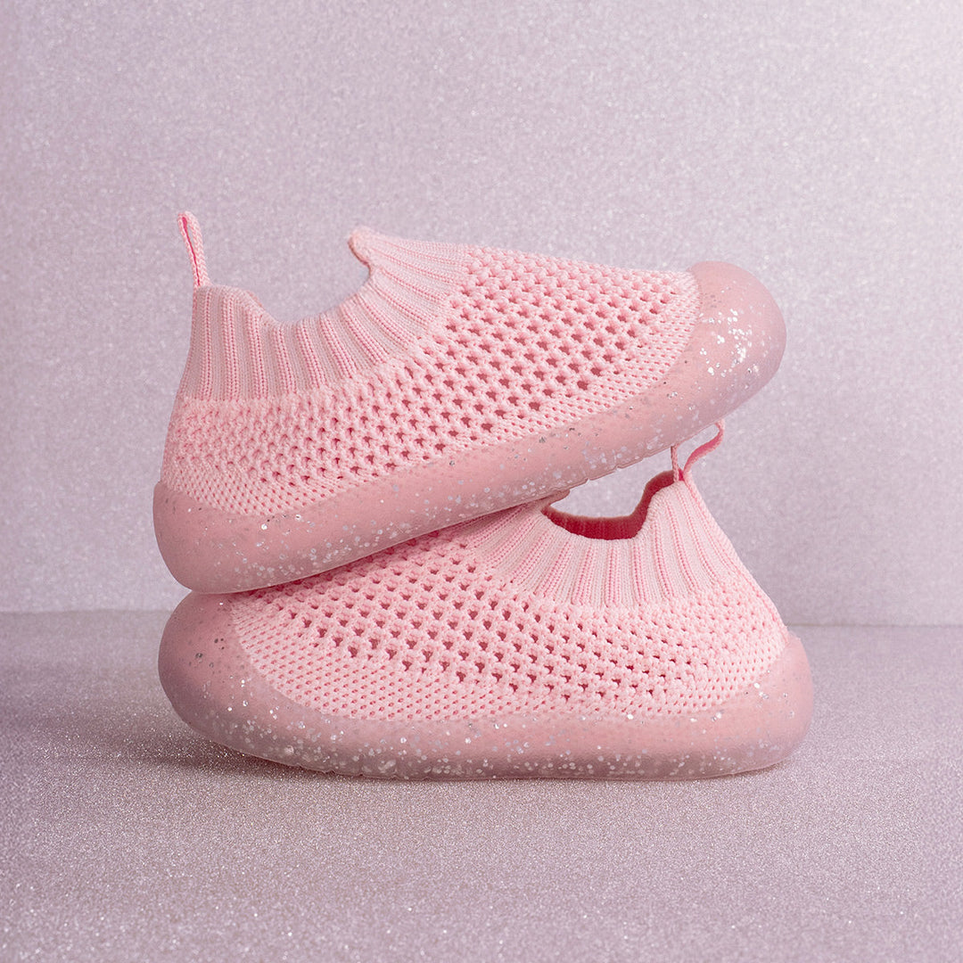 Duckies Slip-On - Glitter Pink