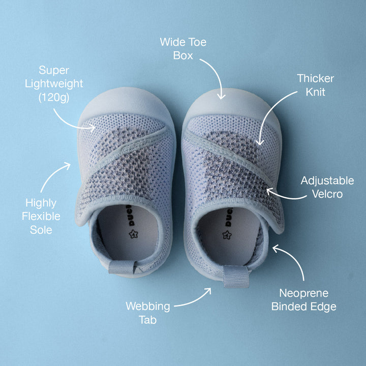 Duckies Velcro - Sky Blue