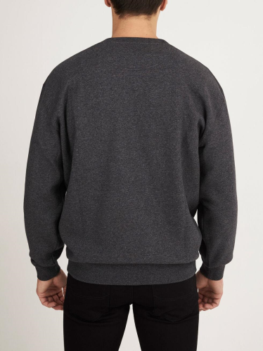 R.M.Williams Script Crew Mens Jumper - Black/Grey