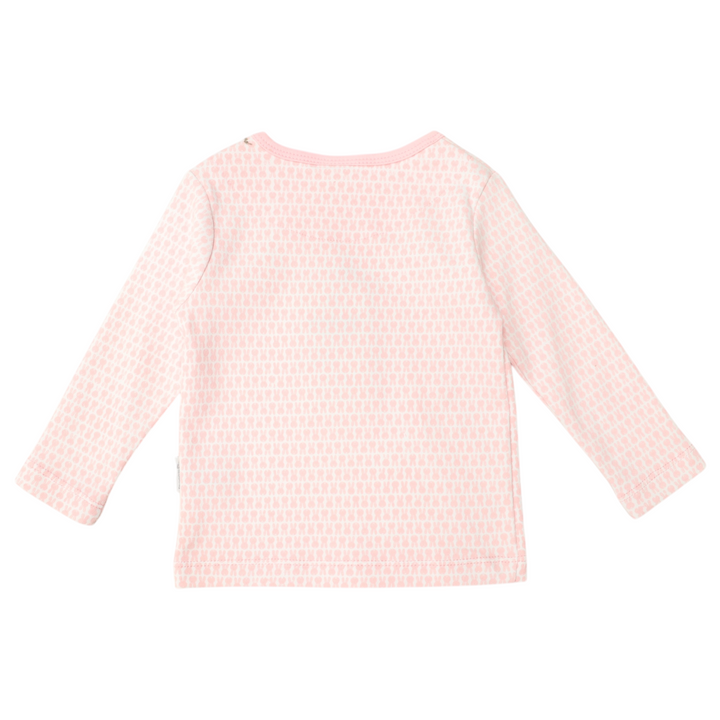 Korango - Top with Bunny Print - Pink