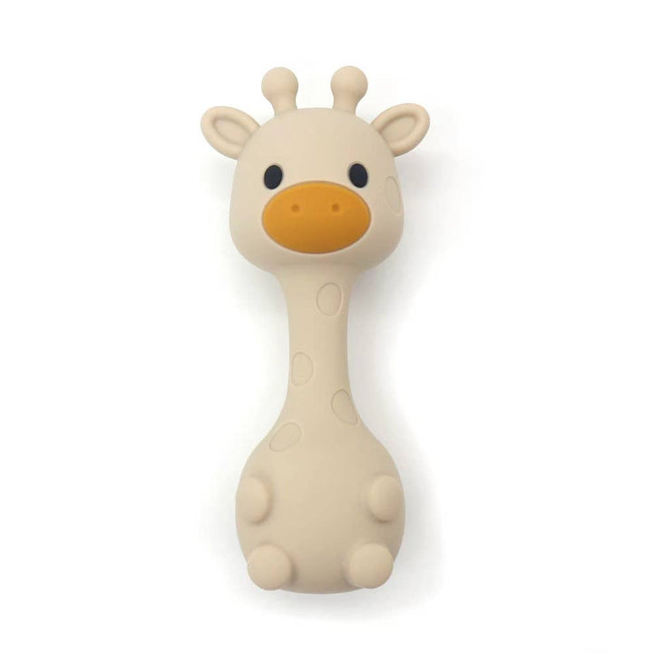 ToysLink Little Mallow Silicone Giraffe Rattle - Pink