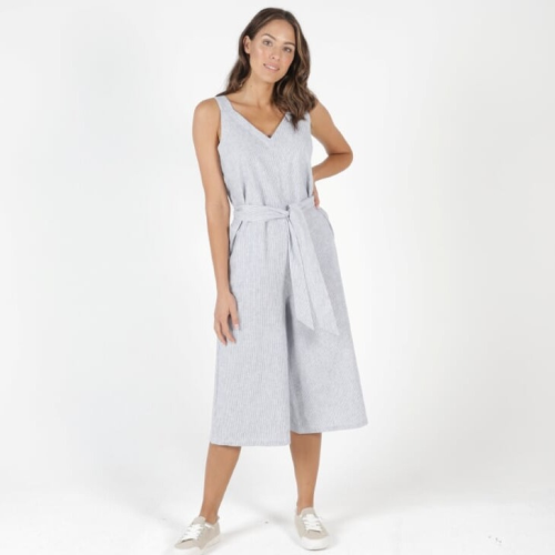 Betty Basics - Joey Jumpsuit - Pinstripe