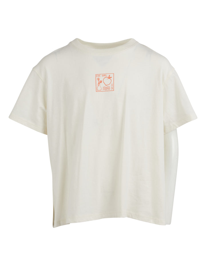 Eve Girl WONDER TEE (SIZE 8-16) in VINTAGE WHITE