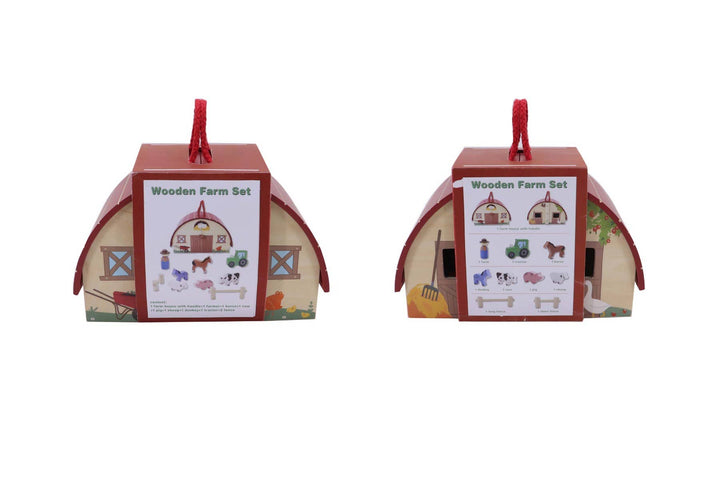 ToysLink Wooden Farm Playset
