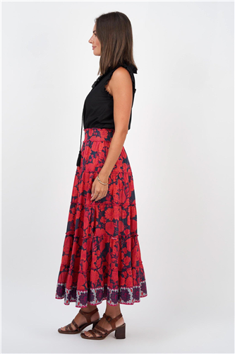 Naudic - Jazz Skirt Florence Print - Navy