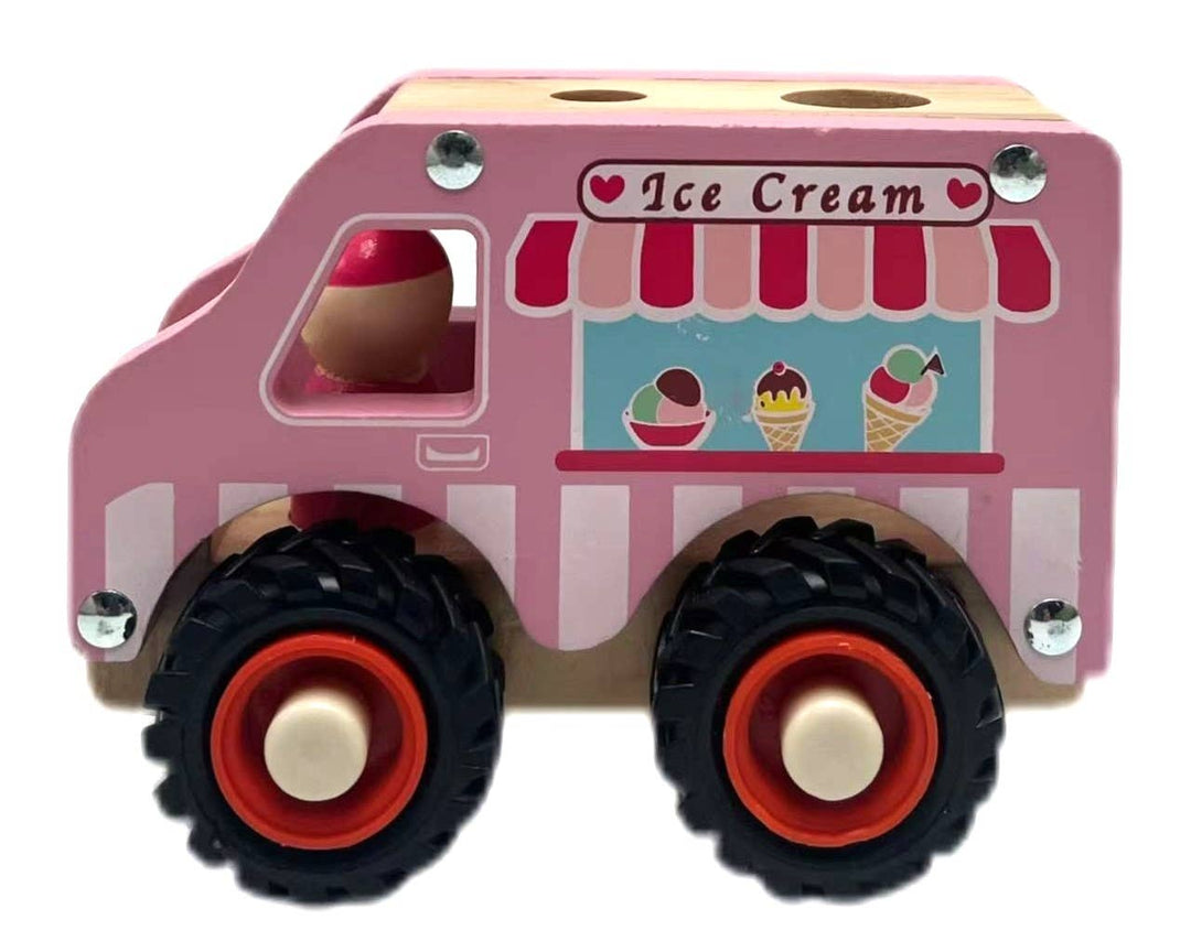 ToysLink - Toyslink Wooden Ice Cream Van